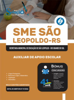 Apostila Prefeitura de São Leopoldo - RS 2026 - Auxiliar de Apoio Escolar