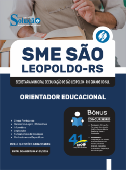 Apostila Prefeitura de São Leopoldo - RS 2026 - Orientador Educacional