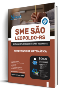Apostila Prefeitura de São Leopoldo - RS 2026 - Professor de Matemática