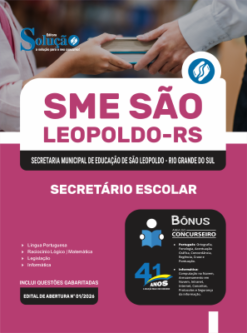 Apostila Prefeitura de São Leopoldo - RS 2026 - Secretário Escolar