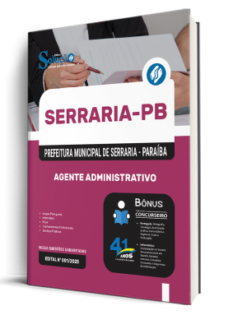 Apostila Prefeitura de Serraria-PB 2026 - Agente Administrativo
