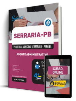 Apostila Prefeitura de Serraria-PB 2026 - Agente Administrativo