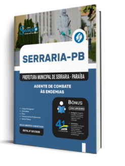 Apostila Prefeitura de Serraria-PB 2026 - Agente de Combate às Endemias