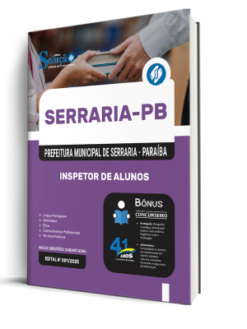 Apostila Prefeitura de Serraria-PB 2026 - Inspetor de Alunos