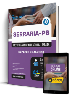 Apostila Prefeitura de Serraria-PB 2026 - Inspetor de Alunos