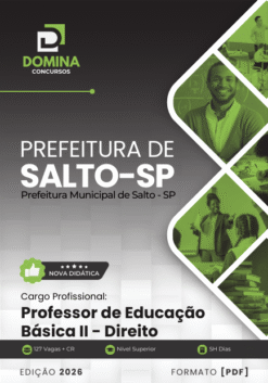 Apostila Professor de Direito Salto SP 2026