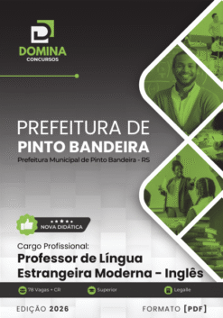 Apostila Professor de Inglês Pinto Bandeira RS 2026