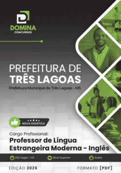 Apostila Professor de Língua Estrangeira Moderna Inglês Três Lagoas MS 2026