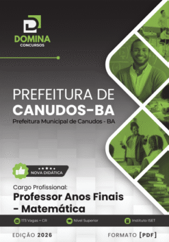 Apostila Professor de Matemática Canudos BA 2026