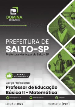 Apostila Professor de Matemática Salto SP 2026