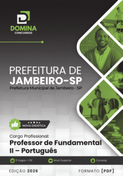 Apostila Professor de Português Jambeiro SP 2026