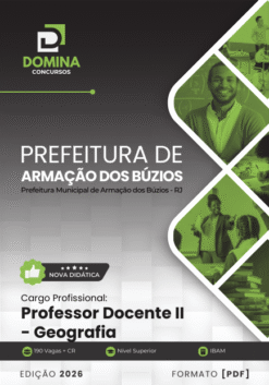 Apostila Professor II Geografia Armação dos Búzios RJ 2026