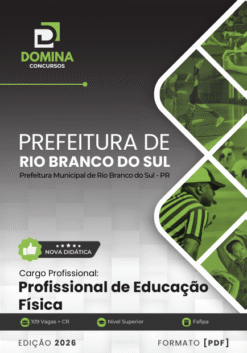 Apostila Profissional de Educação Física Rio Branco do Sul PR 2026