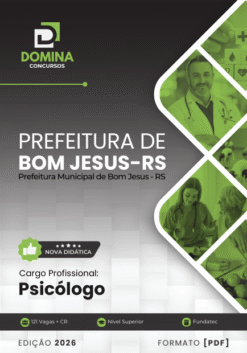 Apostila Psicólogo Bom Jesus RS 2026