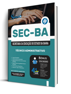 Apostila SEC-BA 2026 - Técnico Administrativo em Nível Médio 2 Apostila SEC-BA 2026 - Técnico Administrativo em Nível Médio