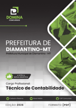 Apostila Técnico de Contabilidade Diamantino MT 2026