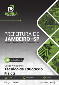Apostila Técnico de Educação Física Jambeiro SP 2026