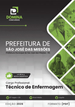 Apostila Técnico de Enfermagem São José das Missões RS 2026