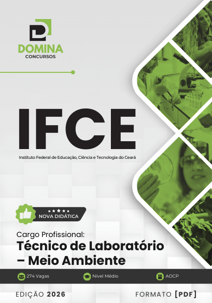 Apostila Técnico de Laboratório Meio Ambiente IFCE 2026 1 Apostila Técnico de Laboratório Meio Ambiente IFCE 2026