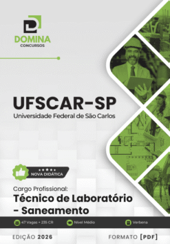 Apostila Técnico de Laboratório Saneamento UFSCar SP 2026