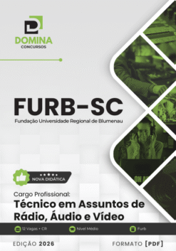 Apostila Técnico de Rádio Áudio e Vídeo FURB SC 2026