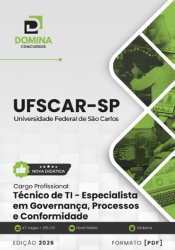 Apostila Técnico de TI Especialista em Governança UFSCar SP 2026