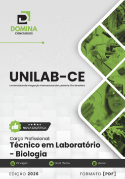 Apostila Técnico em Laboratório Biologia UNILAB CE 2026