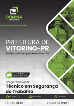 Apostila Técnico em Segurança do Trabalho Vitorino PR 2026