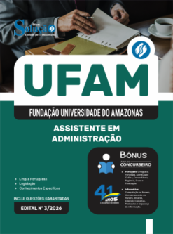 Apostila UFAM 2026 - Técnico-Administrativo em Educação - Assistente em Administração