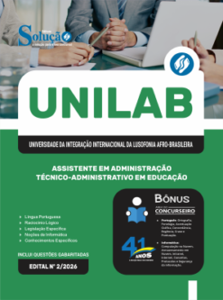Apostila UNILAB 2026 - Assistente em Administração - Técnico-Administrativo em Educação 5 Apostila UNILAB 2026 - Assistente em Administração - Técnico-Administrativo em Educação