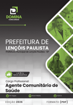 Apostila Lençóis Paulista SP 2026 Agente Comunitário de Saúde