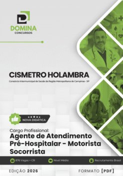 Apostila Motorista Socorrista CISMETRO Holambra SP 2026