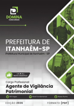 Agente de Vigilância Patrimonial Itanhaém SP | Apostila 2026
