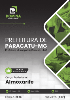 Almoxarife Paracatu MG | Apostila 2026