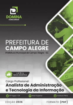 Analista Administrativo TI Campo Alegre SC | Apostila 2026