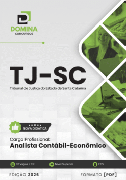 Analista Contábil Econômico TJ SC | Apostila 2026