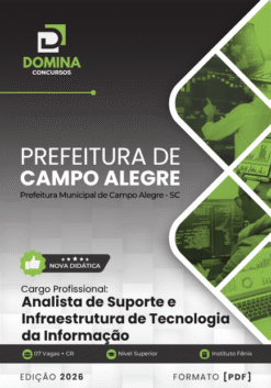Analista de Suporte e Infraestrutura TI Campo Alegre SC | Apostila 2026