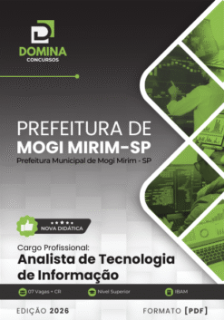 Apostila Analista de Tecnologia de Informação Mogi Mirim SP 2026
