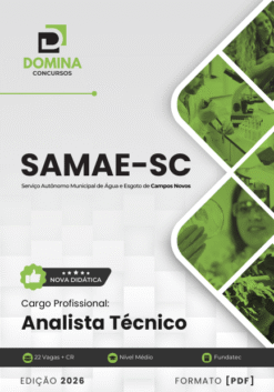 Apostila Analista Técnico SAMAE Campos Novos SC 2026