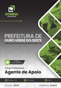 Apostila Agente de Apoio Ouro Verde do Oeste PR 2026