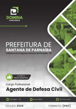 Apostila Agente de Defesa Civil Santana de Parnaíba SP 2026