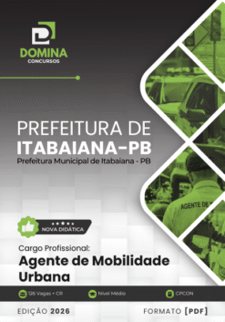 Apostila Agente de Mobilidade Urbana Socorrista Itabaiana PB 2026