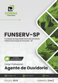 Apostila Agente de Ouvidoria FUNSERV Sorocaba SP 2026