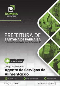Apostila Agente de Serviços de Alimentação Santana de Parnaíba SP 2026
