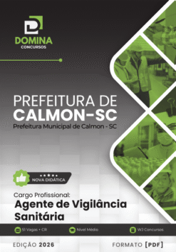 Apostila Agente de Vigilância Sanitária Calmon SC 2026