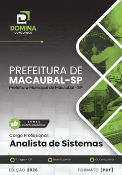 Apostila Analista de Sistemas Macaubal SP 2026
