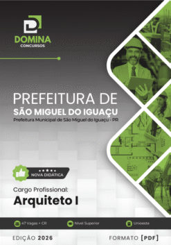 Apostila Arquiteto São Miguel do Iguaçu PR 2026