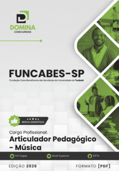 Apostila Articulador de Músicas FUNCABES SP 2026