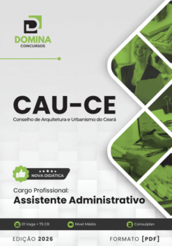 Apostila Assistente Administrativo CAU CE 2026