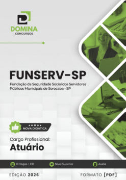 Apostila Atuário FUNSERV Sorocaba SP 2026